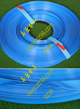 5mm PVC 蓝色 超薄 热收缩套管 热缩管 1卷175米价格