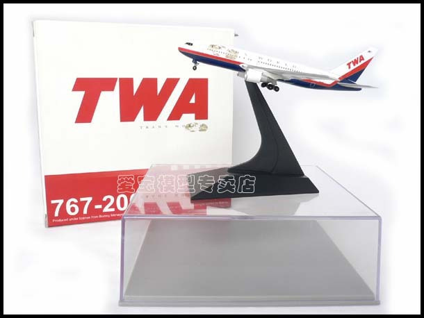 全新 Dragon 威龙 环球航空 TWA B767-200合金飞机模型★爱宝模型