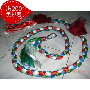 藏獒专用彩色哈达编织牵引绳（2.5米带挂钩）藏獒用品专卖