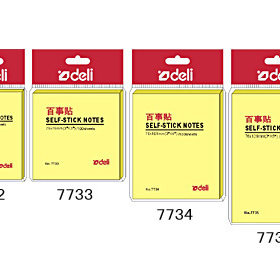 得力7735 百事贴7735.告示贴.76*126mm 可粘式便条纸