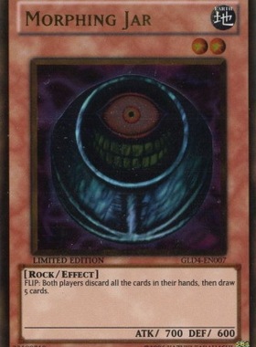 游戏王 美版 正版 - 变形壶 Morphing Jar/黄金/GLD4/限定