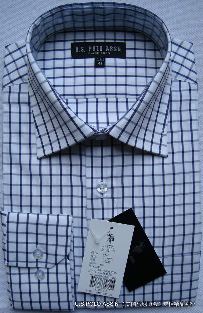 U.S.POLO ASSNシャツ（アメリカンポロ協会）ポール専門売り場逸品男性長袖シャツ