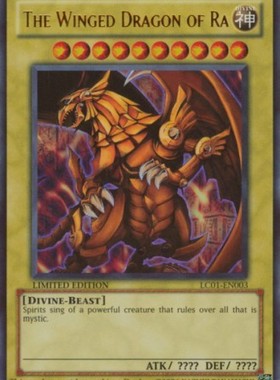 游戏王 美版 正版 - 太阳神之翼神龙 The Winged/金闪/LC01/限定
