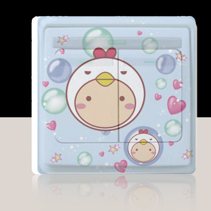 自粘创意开关贴 教室墙贴 开关贴纸 韩国插座贴笔记本贴 冰箱贴