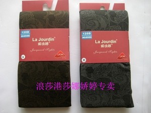 娜娇婷 新款 正品 娜娇婷120D提花时尚连裤袜 8549G 灰色/咖啡色