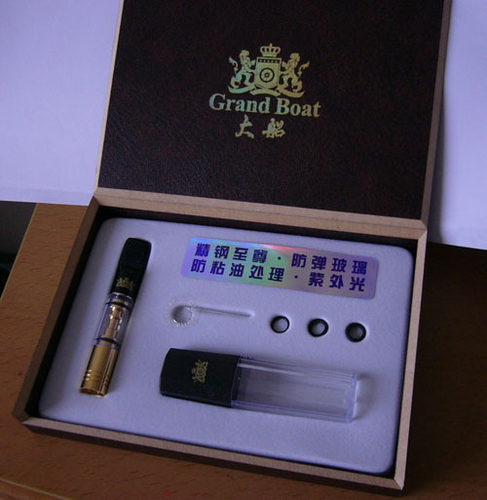 大船Grand Boat循环烟嘴★G8099木制礼盒（金）