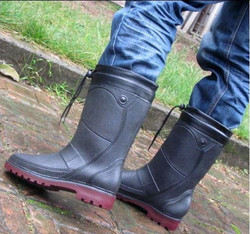 Chaussures - bottes caoutchouc homme pour hiver - semelle tendon - Ref 972467 Image 10