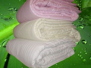 加厚棉被全棉缎条6斤单人学生宿舍双人被芯床上用品 被子冬被特价
