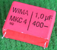 德国 wima 威玛 1uf 400V 电容 外观9成新 漂亮