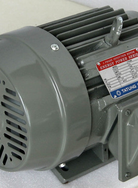 台湾TATUNG 4KW 5.5P 220V/380V三相电动机MADE IN PRC 42KG 议价