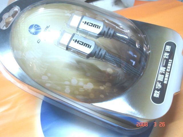 Choseal/秋叶原CHHDMI2 hdmi线数字高清一线通纯铜线材盒装 5米