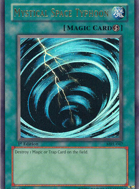 游戏王 美版 正版 - 旋风 Mystical Space Typhoon/金闪/MRL