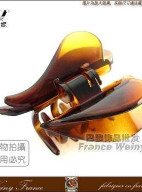 法国WEINY◆心心相印双层爱心型发抓/抓夹D1983◆5色选