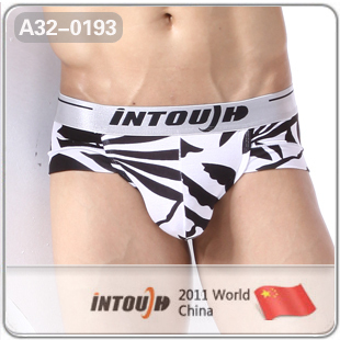 莫代尔u凸囊袋紧身时尚三角内裤