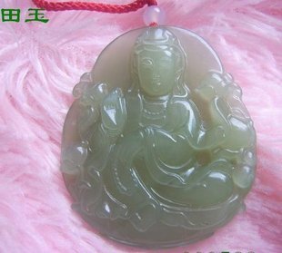 [紅葉閣]天然天然青白玉觀音[新店開張,誠信爲本]在類目 珠寶/鑽石/翡翠/黃金, 和田玉, 頸飾中 - 來自Buy2taobao.com提供專業的淘寶代購服務