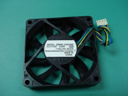 原装NMB 2806KL-04W-B86 7015 12V 0.65A 7CM PWM 四线 风扇 - 封面