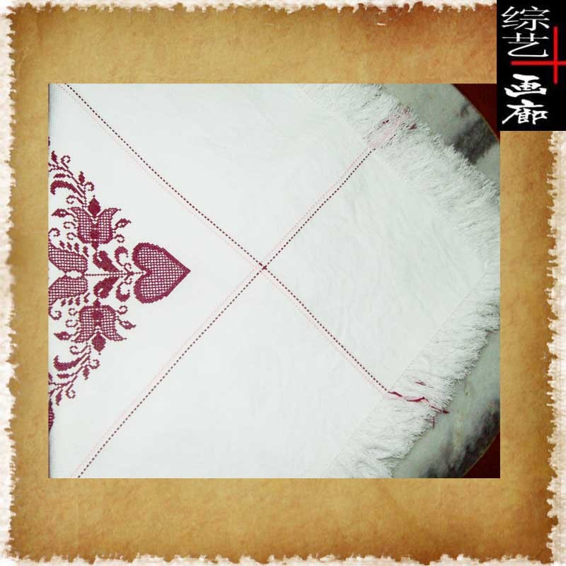 [四钻信誉]方台布--纯手工抽穗！加工费！在类目 居家布艺, 十字绣及工具配件, 绣线中 - 来自Buy2taobao.com提供专业的淘宝代购服务