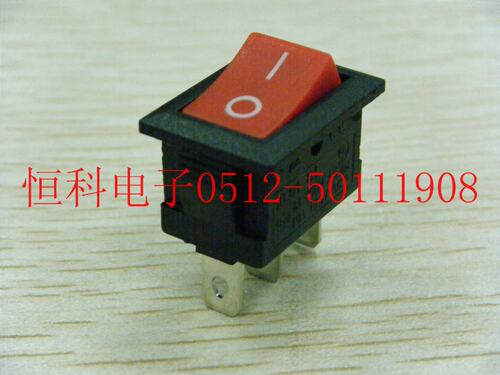 船型开关 KCD1-102 3个脚纯铜触点 KCD3 认证：CQC CE 翘板开关