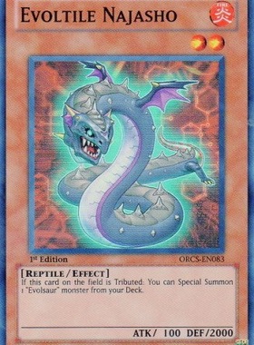 游戏王 美版 正版 - 进化虫 乃者史蛇 Evoltile/面闪/ORCS