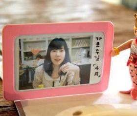 韩国freeview简洁大方证件卡套/DIY工作证/卡夹/拍得立相框*粉