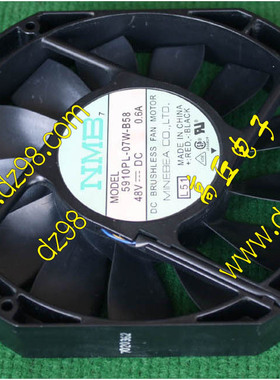 NMB 5910PL-07W-B58 48V 0.6A 滚珠轴承 风扇 超薄设计