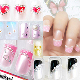 500多款美甲创意3D免胶水晶假指甲贴片 不伤指甲24款NO.27精选