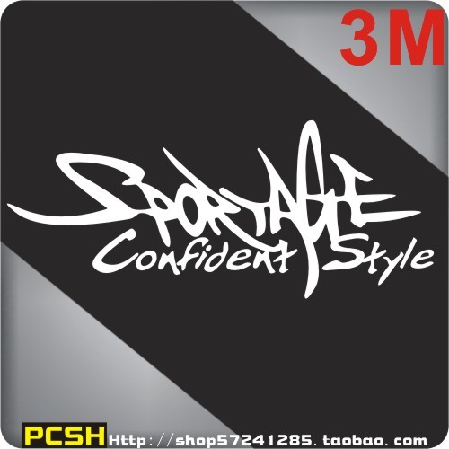 3m摩托车文字贴花