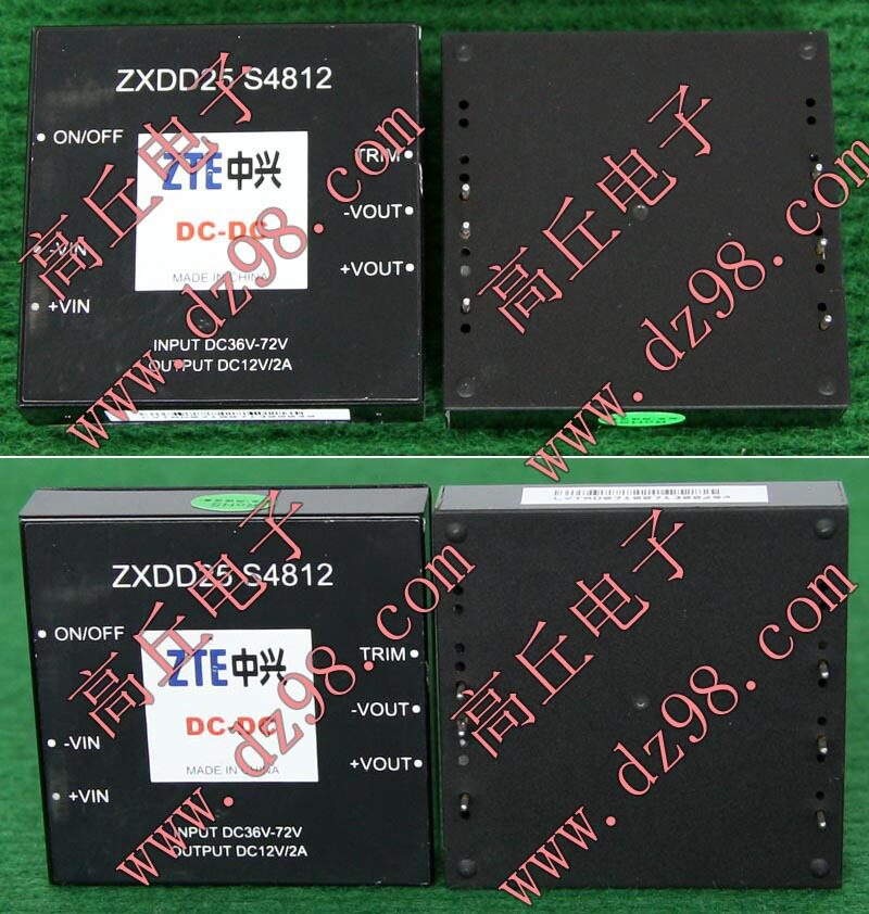 ZTE 中兴 ZXDD25S4812 12V 2A 隔离 降压 电源 模块 实际图片