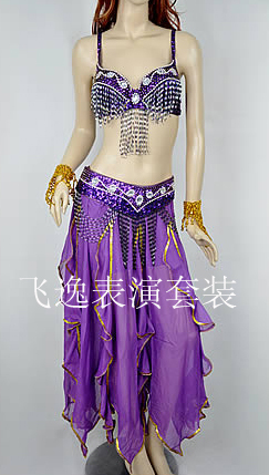 肚皮舞表演套装新款飞逸套装 舞台套装肚皮舞演出表演套装 包邮