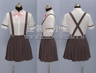 皇冠漫谈社 COSPLAY服装定做秋蝉鸣泣之时古手梨花套装COS