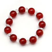 Package mail smiling Korea new red-white Crystal bracelet Korean Jewelry Accessories jewelry women