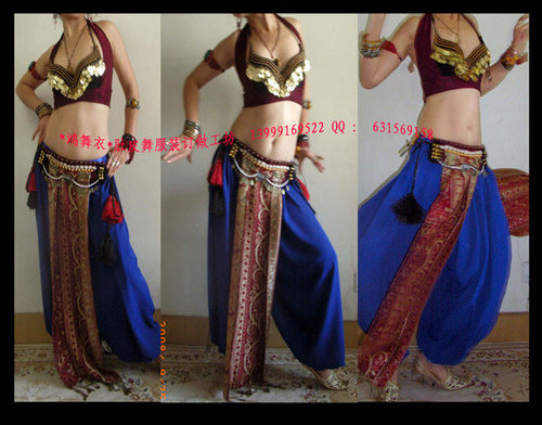 *鸿舞衣* LL003 肚皮舞服装专业订做  妖媚部落肚皮舞套装