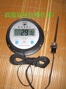 双星防水数显温度计 浴池养鱼塘专用 深水温度探测 水温表