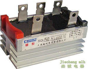 桥式整流器三相整流桥散热一体 SQL-30A  1600V