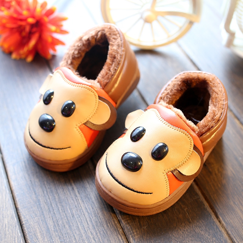 Chaussons enfants en suède - Ref 986068 Image 4
