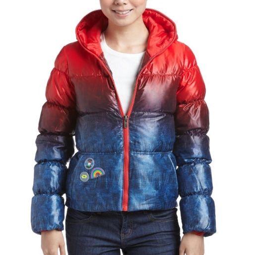 lotto 乐途 女子 彩虹渐变羽绒服 eymf048-3