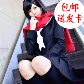 阳炎project目隐团楯山文，乃cosplay女装，目隐都市的演绎者水手服