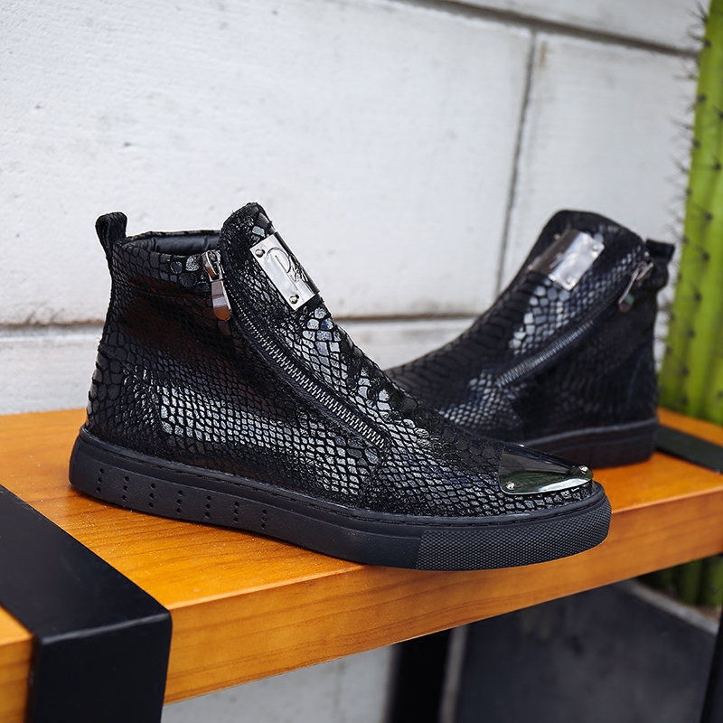 man Riding boots Autumn and winter new pattern Korean Edition High shoes leisure time Trend Bootie Plush Tooling boots The increase inin the Men's Shoes, Boots  category - from Buy2taobao.com to provide professional Taobao agent buy service