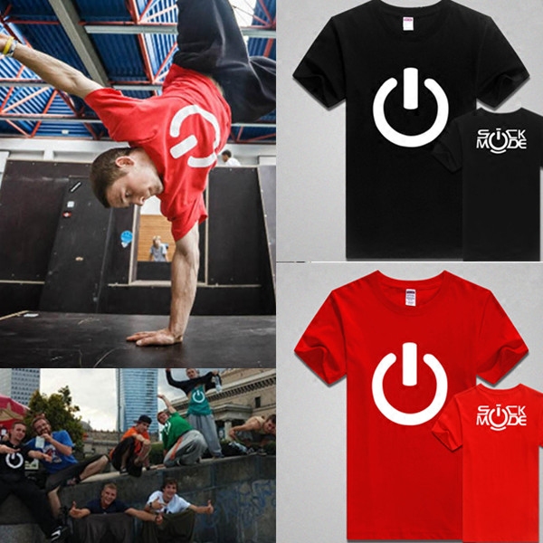 Sick Mode 综合训练衫 体恤 Parkour 街头跑酷 纯棉T恤宽松短袖夏