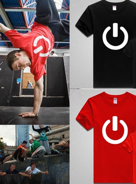 Sick Mode 综合训练衫 体恤 Parkour 街头跑酷 纯棉T恤宽松短袖夏