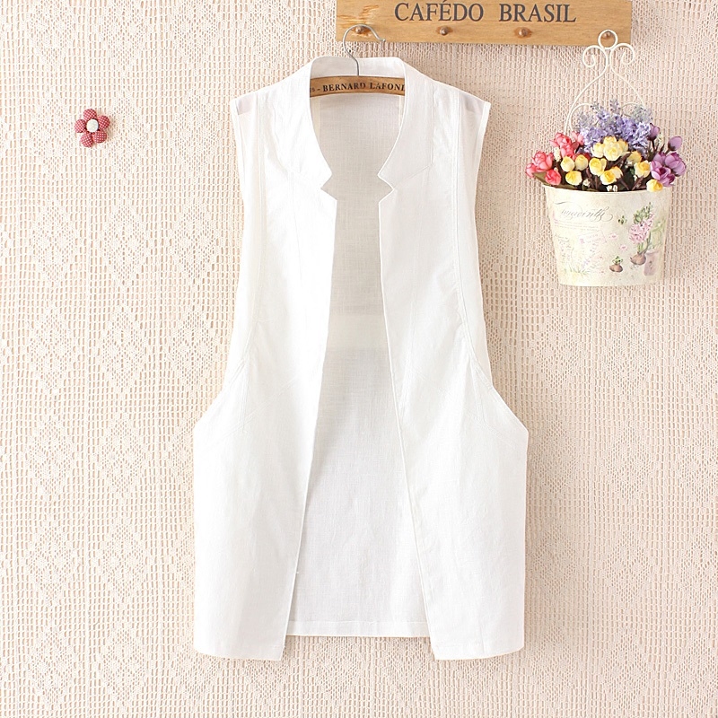 Vest Mid length version Show thin Vest waistcoat have more cash than can be accounted for Vest Easy Simplicity Korean Edition Sleeveless coat spring and autumnin the Women's clothing/Boutique , Maga  category - from Buy2taobao.com to provide professional Taobao agent buy service
