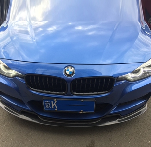 宝马3系F30 F35 320i 328 330IM 改装 V款 碳纤维前唇 碳纤后唇