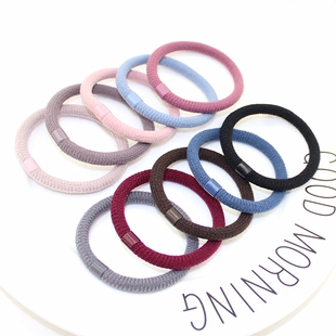 韩国弹力发圈简约扎马尾橡皮筋皮套发绳韩式 流行头绳韩国发饰头饰