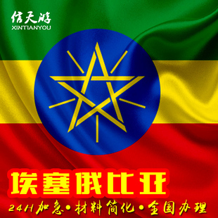 埃塞俄比亚签证商务简化旅游电子签加急1工