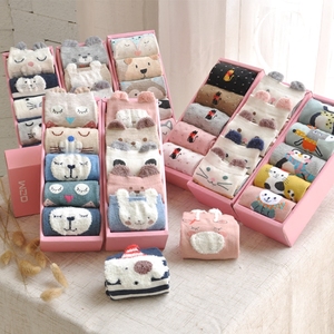 袜子女中筒袜韩版学院风日系韩国可爱秋冬ins潮百搭加厚女士棉袜