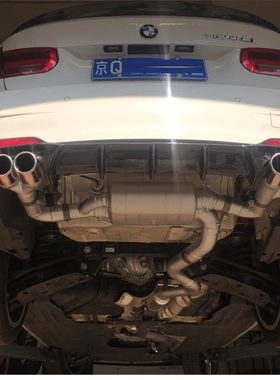 宝马新3系F30 F35 320LI 330I 改MP前包围MT 碳纤前唇 后唇 排气