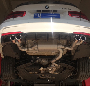 宝马新3系F30 F35 320LI 330I 改MP前包围MT 碳纤前唇 后唇 排气