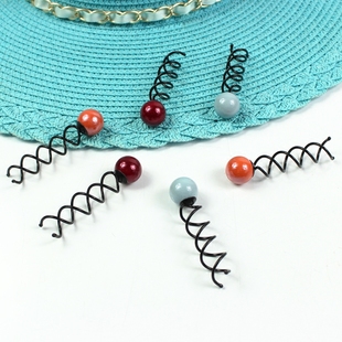 2018韩国头饰螺旋夹成人丸子头盘发器多色珍珠懒人固定发夹绑发器