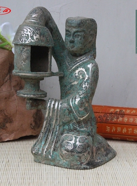 工艺长信宫灯影视道具仿古青铜器