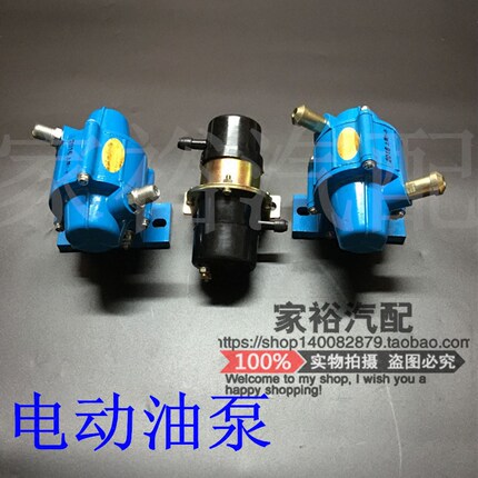 12V 24V汽车摩托车改装外置电子泵汽油泵柴油 抽油泵防腐防水油管